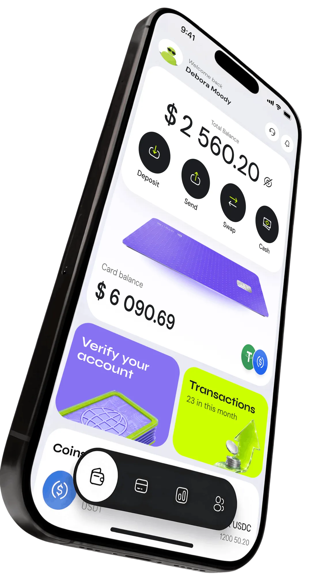Застосунок-гаманець Plumex із криптопортфелем
